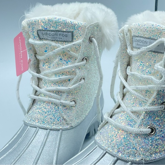 London Fog Glittery Snow Boots - Picture 7 of 8